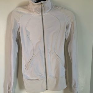 White Lululemon jacket